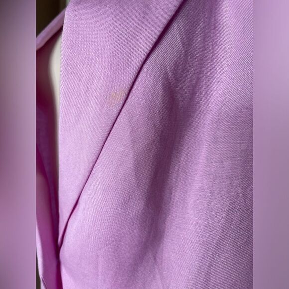 Pink linen blazer forever 21 size M nwt - Picture 5 of 9